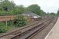 The northern end of the station.