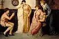 Simeon Solomon, A Youth Relating Tales to Ladies, (1870), Tate Britain, London