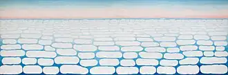 Painting of Sky Above Clouds four
