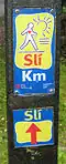 Slí na Sláinte track marker
