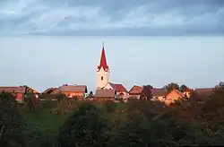 Slančji Vrh (view from the west)