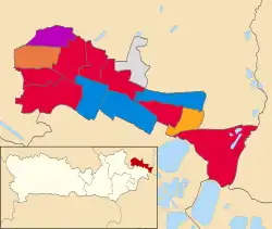 2008 results map