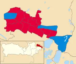 2011 results map