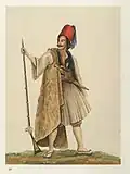 Soldier with flintlock.