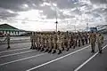 Soldiers in a training marching (Kermanshah, Iran)