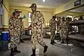 Military alert in the barracks