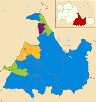 2014 results map