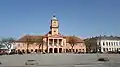 The old town hall of Sombor and the Holy Trinity Square[12]