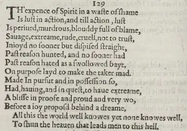 Detail of old-spelling text