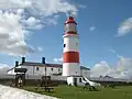 The lighthouse viewed from the south-east.