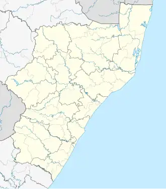 Eshowe is located in KwaZulu-Natal