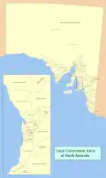 Partial map of LGAs