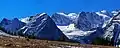 Mount Topham and Mount Wheeler from north