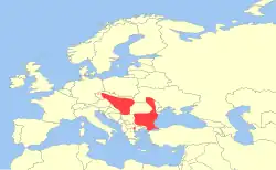Map of range