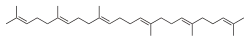 Squalene, a triterpene and universal precursor to natural steroids.