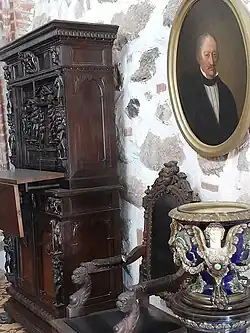 Interior of castle