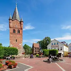 St Peters Church and market square