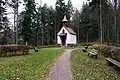 The isolated location of the chapel