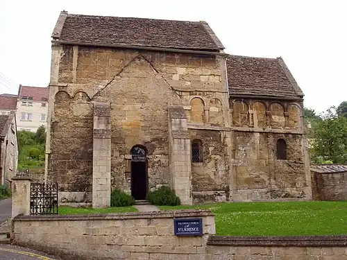 St Laurence's Church, Bradford on Avon, seen from the south, 2005