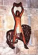 St. Mark and the Lion by sculptor Laurence Broderick