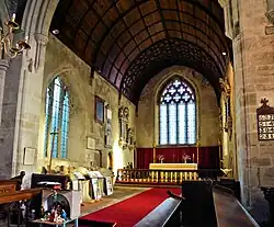 View down the nave