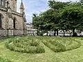 Wildflower labyrinth in the South Gardens