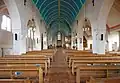 Interior looking east