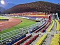 View of Home Open stand, from Away Open stand (2024)