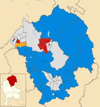2019 results map