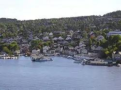 View of the town