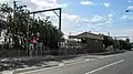 Former ground-level station building and entrance to Platform 2, November 2007