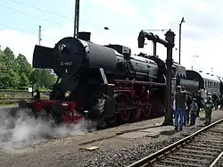 DB 52&nbsp;4867 at the Eisenbahnmuseum Kranichstein (2005)