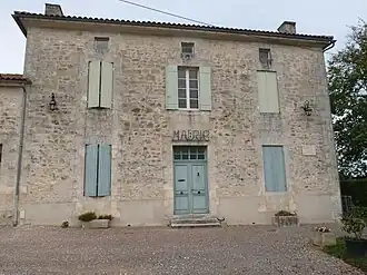 The town hall in Sainte-Croix-de-Mareuil