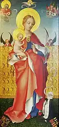 Virgin with the Violet, before 1450, 121.5 x 102&nbsp;cm. Kolumba Museum, Cologne