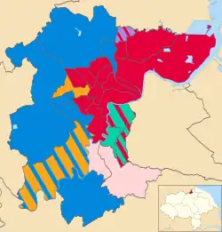 2011 results map