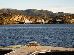 View of the island
