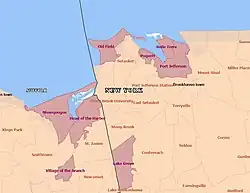 U.S. Census map