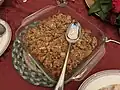 Traditional Sage Stove Top stuffing at Thanksgiving.