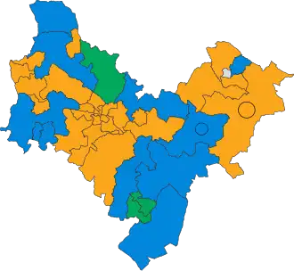 2023 results map