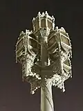 A lamp at St. Vincent's.