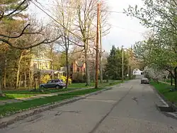 Fourth avenue located on the west side of Patterson Heights