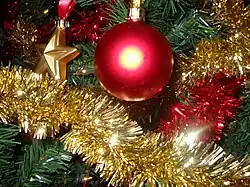 String of tinsel