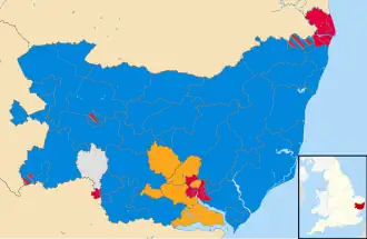 2005 results map
