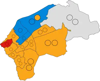 2023 results map