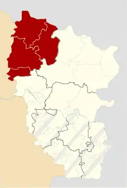 Location of Svatove Raion