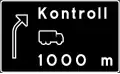 Advance direction sign control