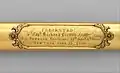 The sword was presented to Capt. French by the men of his company "LaFayette Fusiliers" on June 21, 1850.
