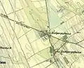 The map of Szabadegyháza from the Second Military Mapping Survey of Austria Empire