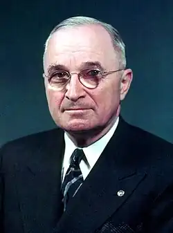 Harry Truman, 33rd President of the United States