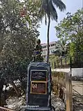 T. K. Padmini Open Auditorium, Mini Pamba_Statue The Girl Flying Kite